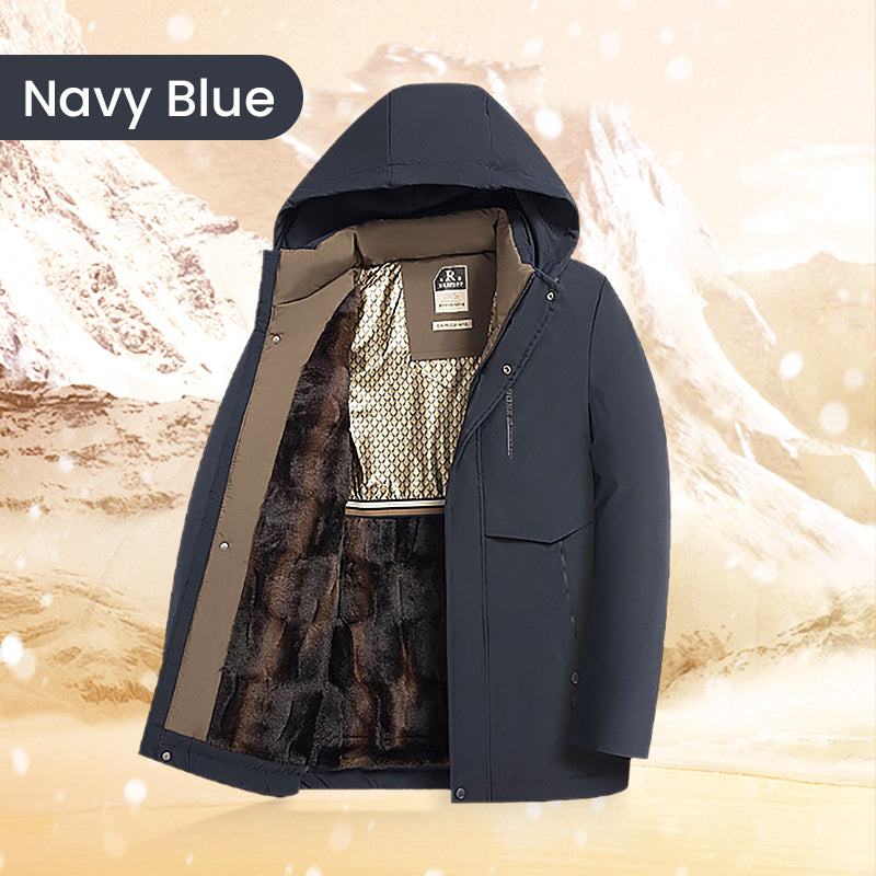 š„Menās Thermal Hooded Parka Coat