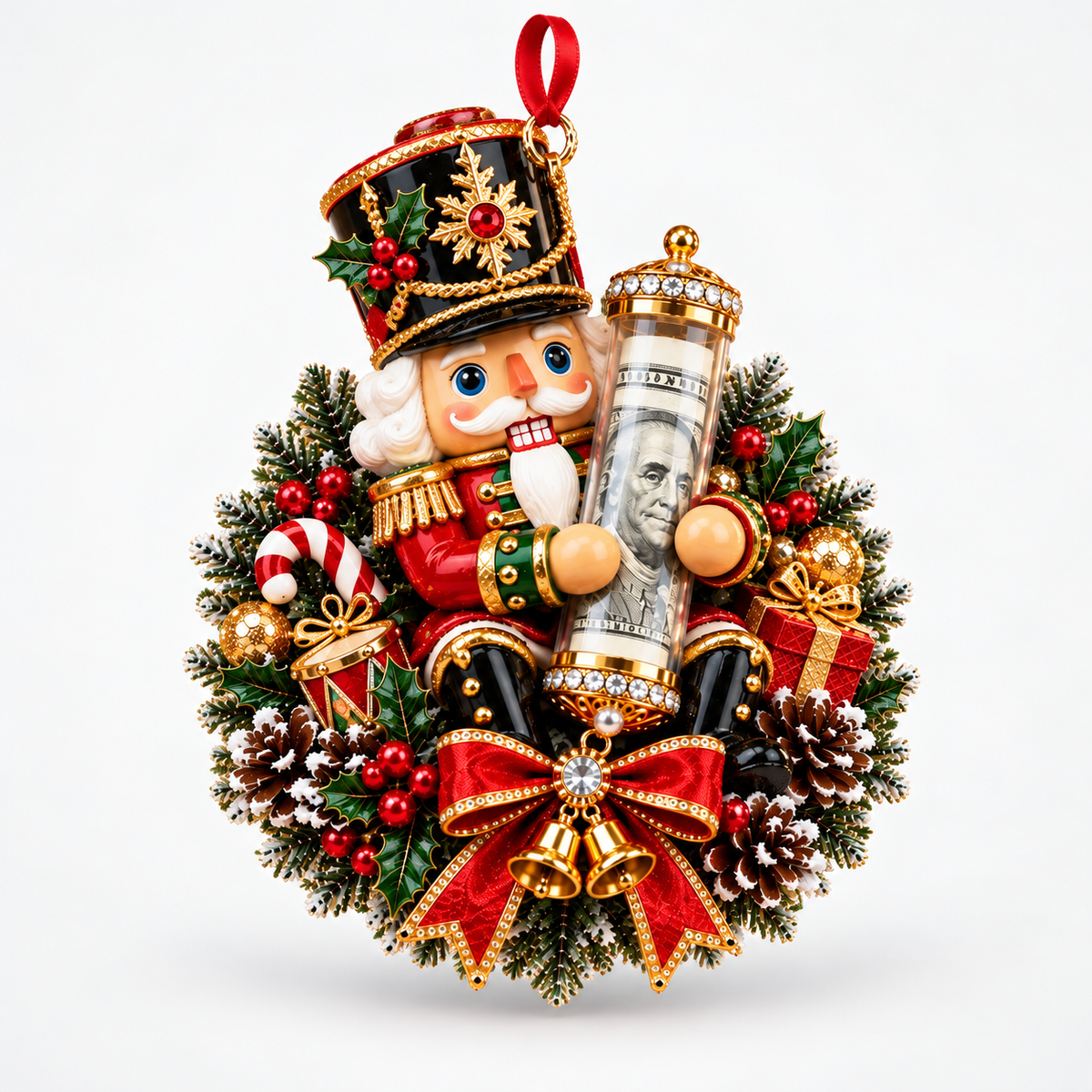 Animal Christmas Money Ornament