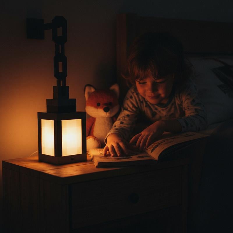 🎁🎮 Funny Pixel Soul Lantern Night Lamp | RGB 16-Color Remote Control + 4 Modes – Spooky & Cool Decor!