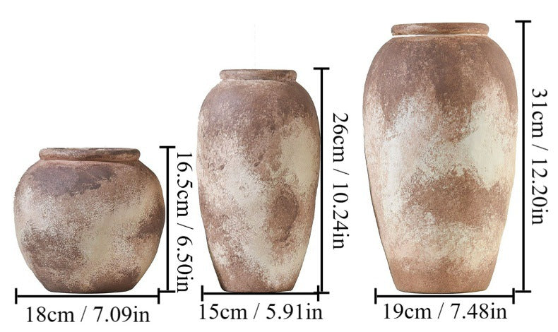 Elegant vintage ceramic vase
