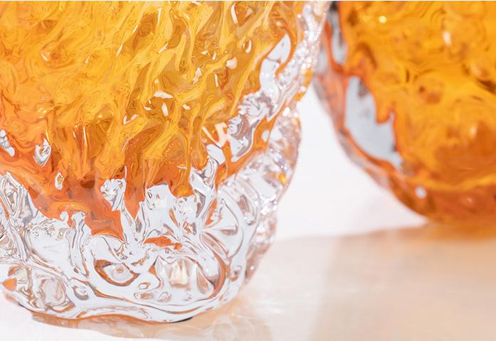 Modern minimalist glass flower vase