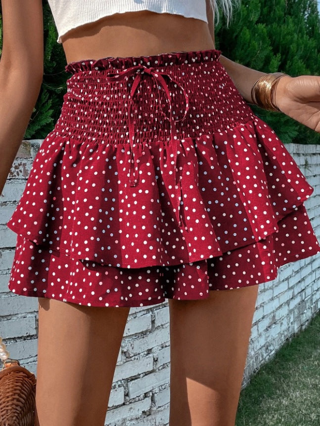 😍💕Lightweight Slimming Floral Ruffle Tiered Skirt✨