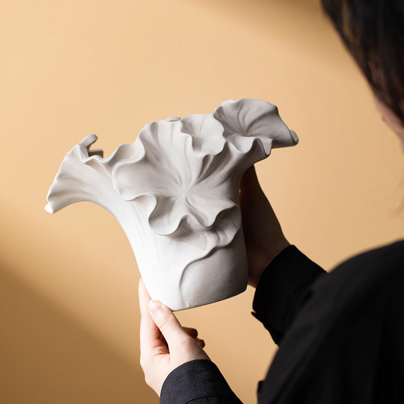 Hand-crafted ceramic vase
