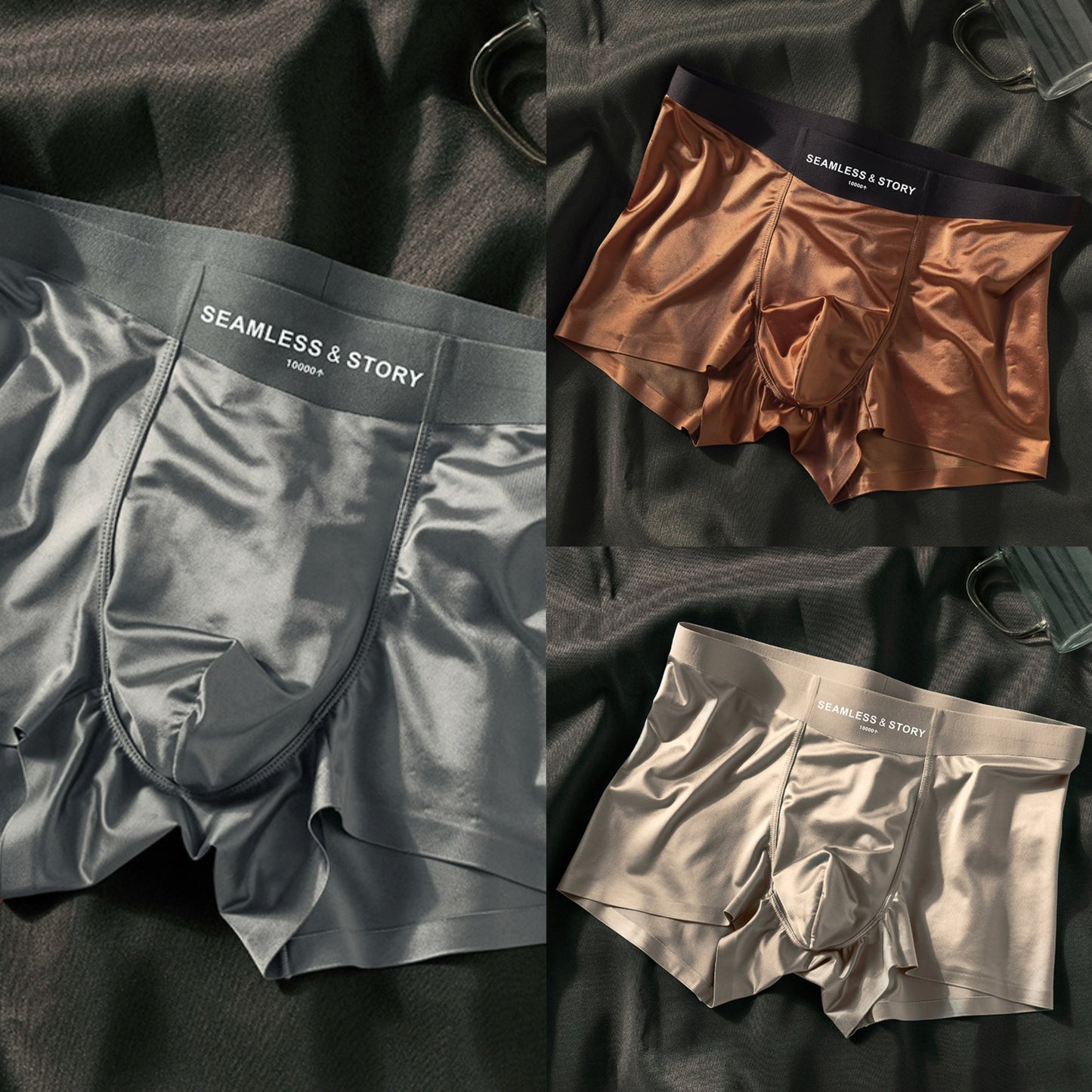 🎉2026 New Arrival 🔥Men's Satin Ice Silk Briefs