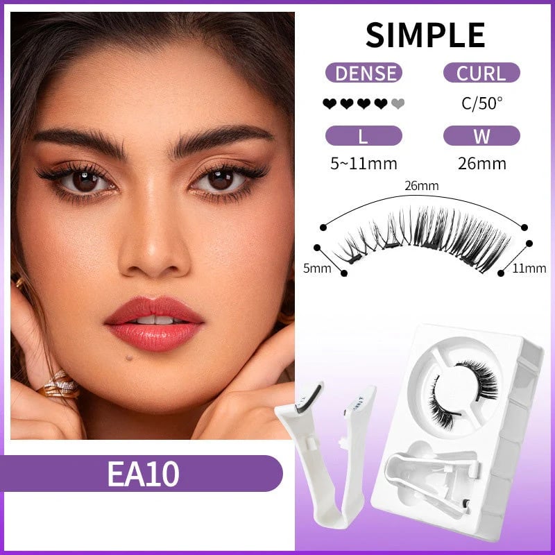 🔥2026 Hot Sale💥Buy 1 Get 1 Free🔥Reusable Magnetic Eyelashes with Applicator