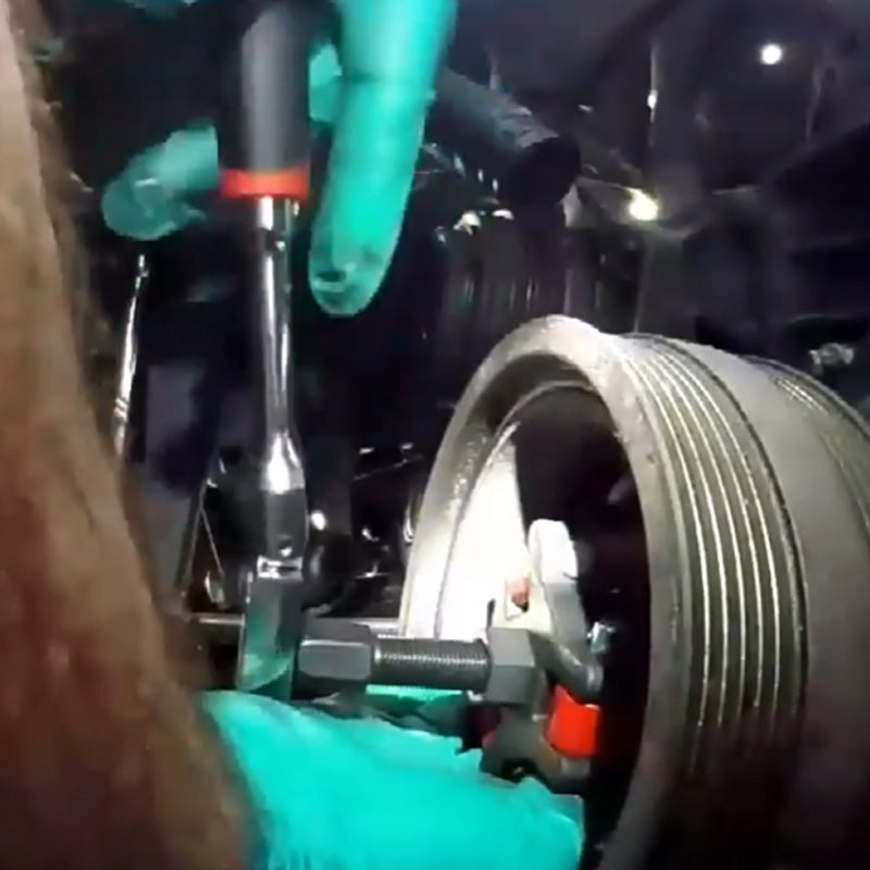 🔧 3-Jaw Pulley Remover: Hardened Steel, Secure Grip, Non-Damaging, for Crankshaft & Engine Repair