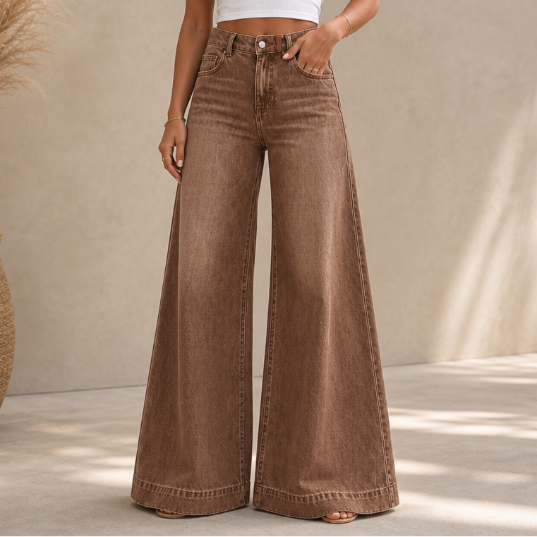 High-Rise Extra-Wide-Leg Jeans