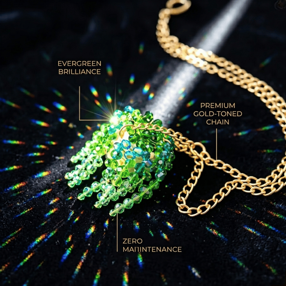 Sun-Kissed Beaded Succulent Car Charm