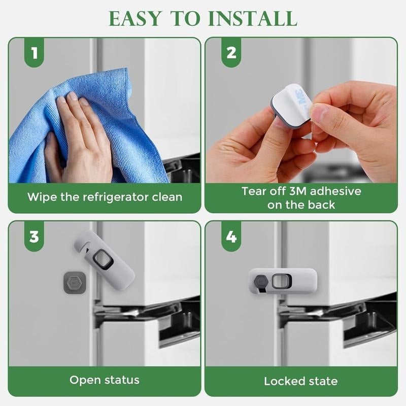 Child protection - Cabinet and refrigerator safety locks