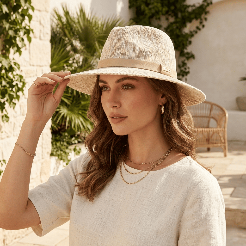 ✨☀️Packable Knit Fedora Hat – Lightweight Travel-Ready Style
