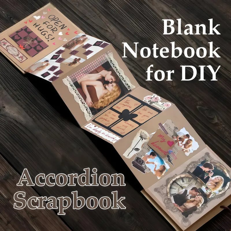 ✨The Memory Keeper: 99+ Inch Accordion Scrapbook Album📚