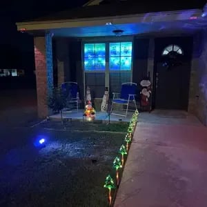 Solar Christmas Tree Lights