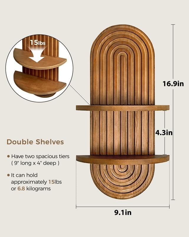 Boho Style Plant Shelf