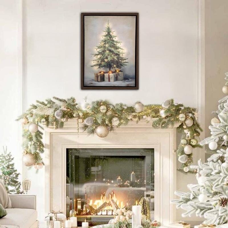 🎄Battery-Operated Lighted Wall Art