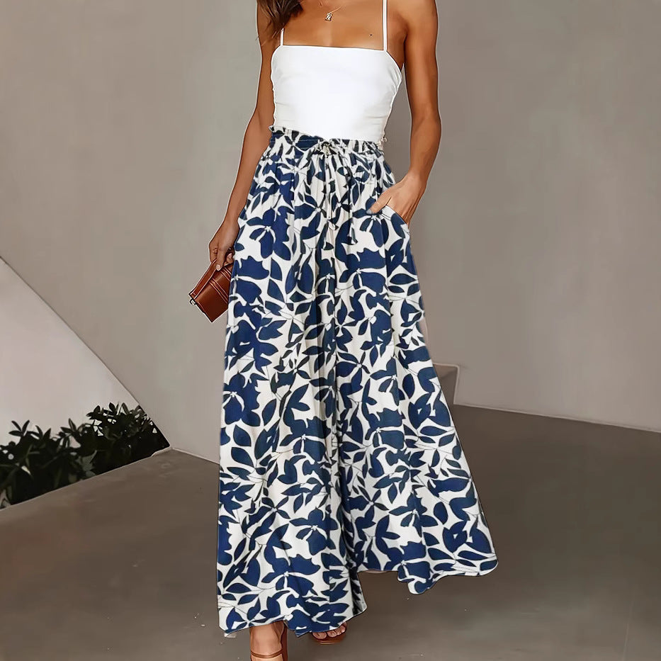 45% Off Women's High-Waisted Wide-Leg Pants