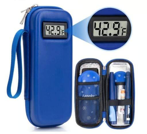 🔥🔥Insulin Cooler Travel Case with Temperature Display