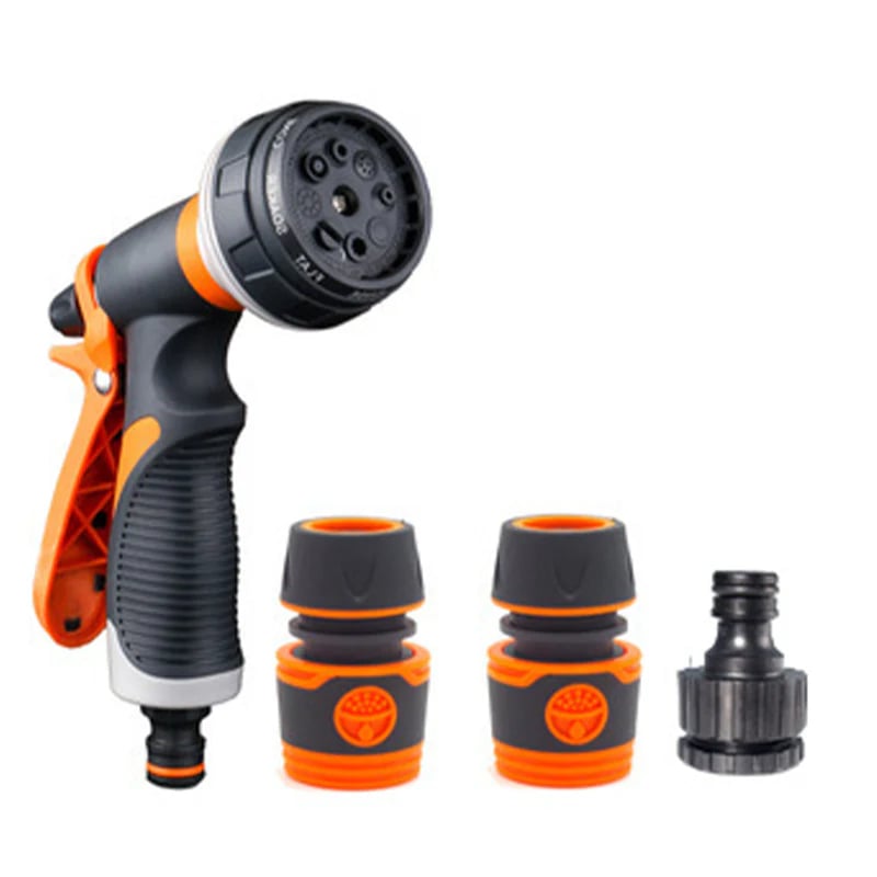 💦Household Car Wash Water Gun-Adjustable Spray, Anti-Slip Grip & Universal Connectors for Effortless Home & Vehicle Cleaning 🚗✨