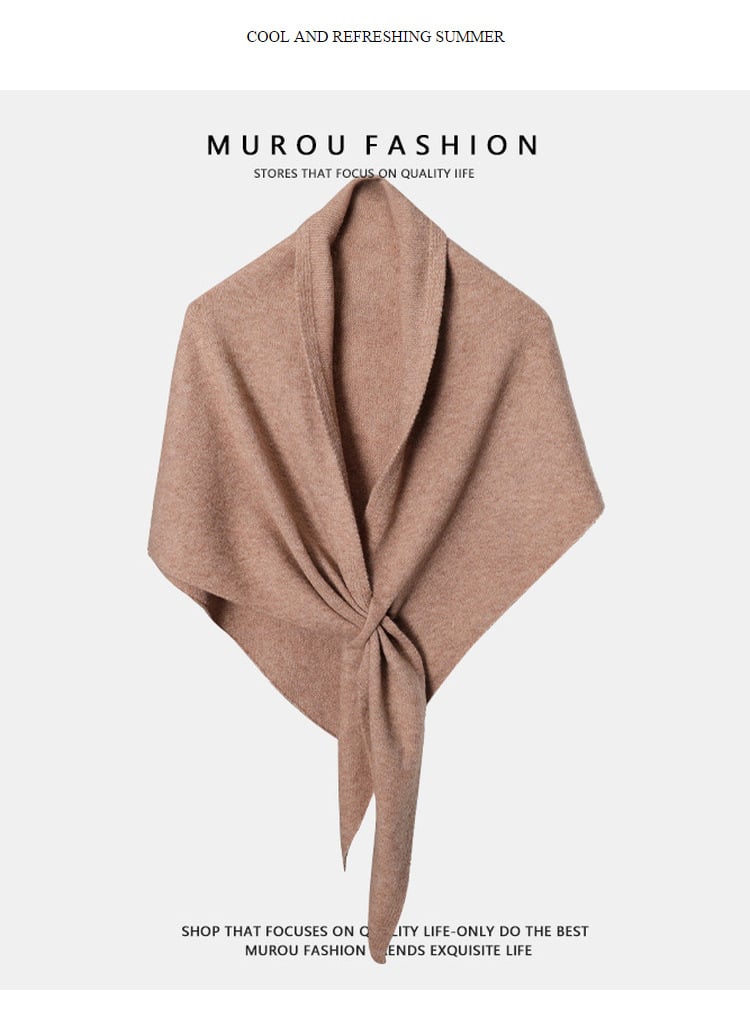 🏆Flash Sale⚡ 50K+ 💕Women's Solid Color Wool Blend Shawl☁️