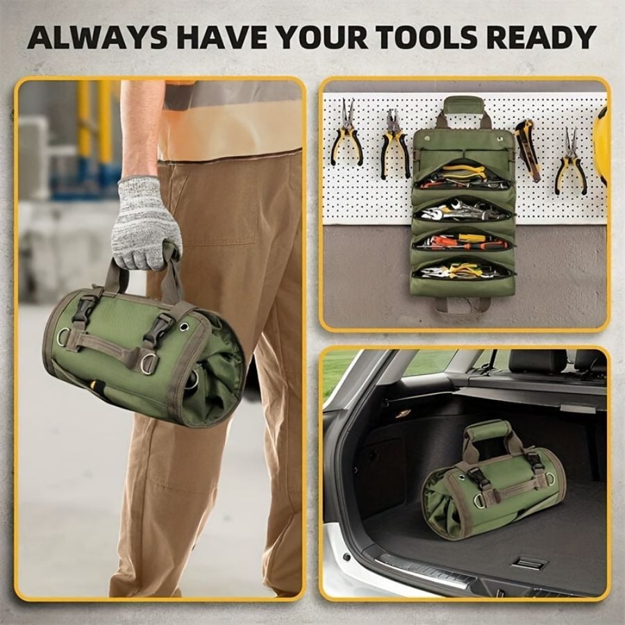 🛠️Premium Roll-Up Tool Bag - The Ultimate Gift for Man🎁