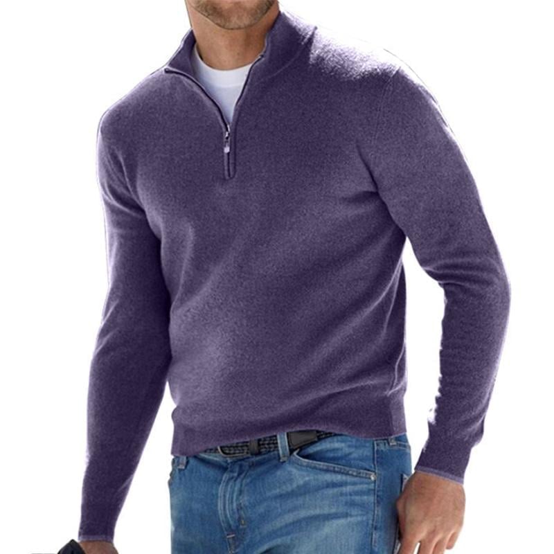 🔥Men's Basic Zipped Sweater