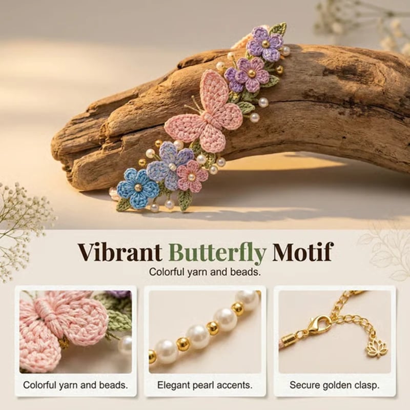 Nature-Inspired DIY Crochet Bracelet Kit