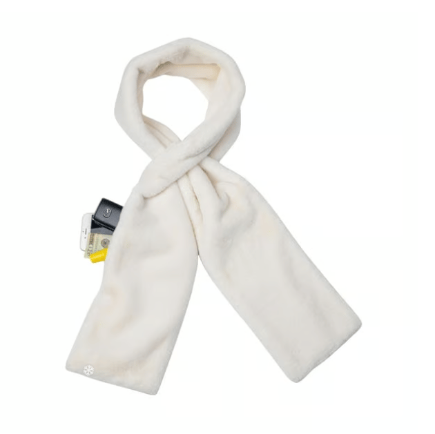 ⚡25K+ SOLD!🔥Ultra-Soft Faux Fur Pull-Through Scarf with Secret Zipper Pocket