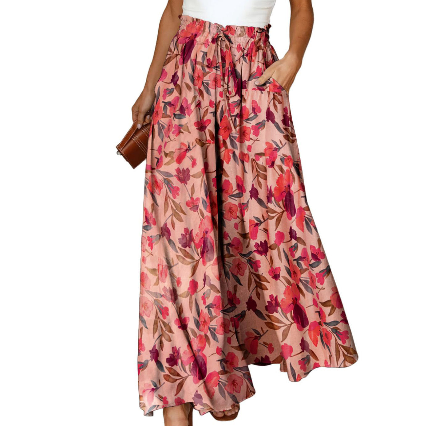45% Off Women's High-Waisted Wide-Leg Pants