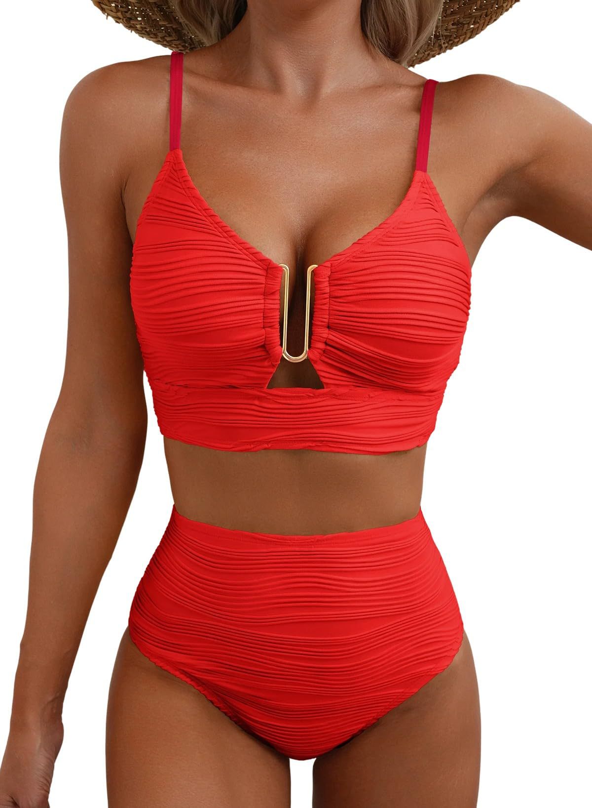 🔥🔥2026 NEW🎁Women's Push Up High Waist Bikini