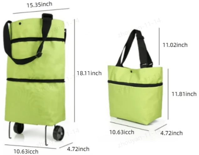 🥳💞 50K+ SALES! ⚡🛒 Shopping bag foldable green bag