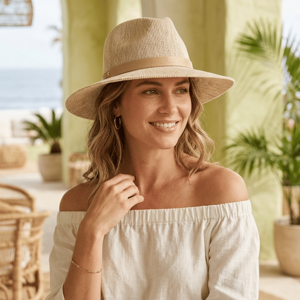 ✨☀️Packable Knit Fedora Hat – Lightweight Travel-Ready Style