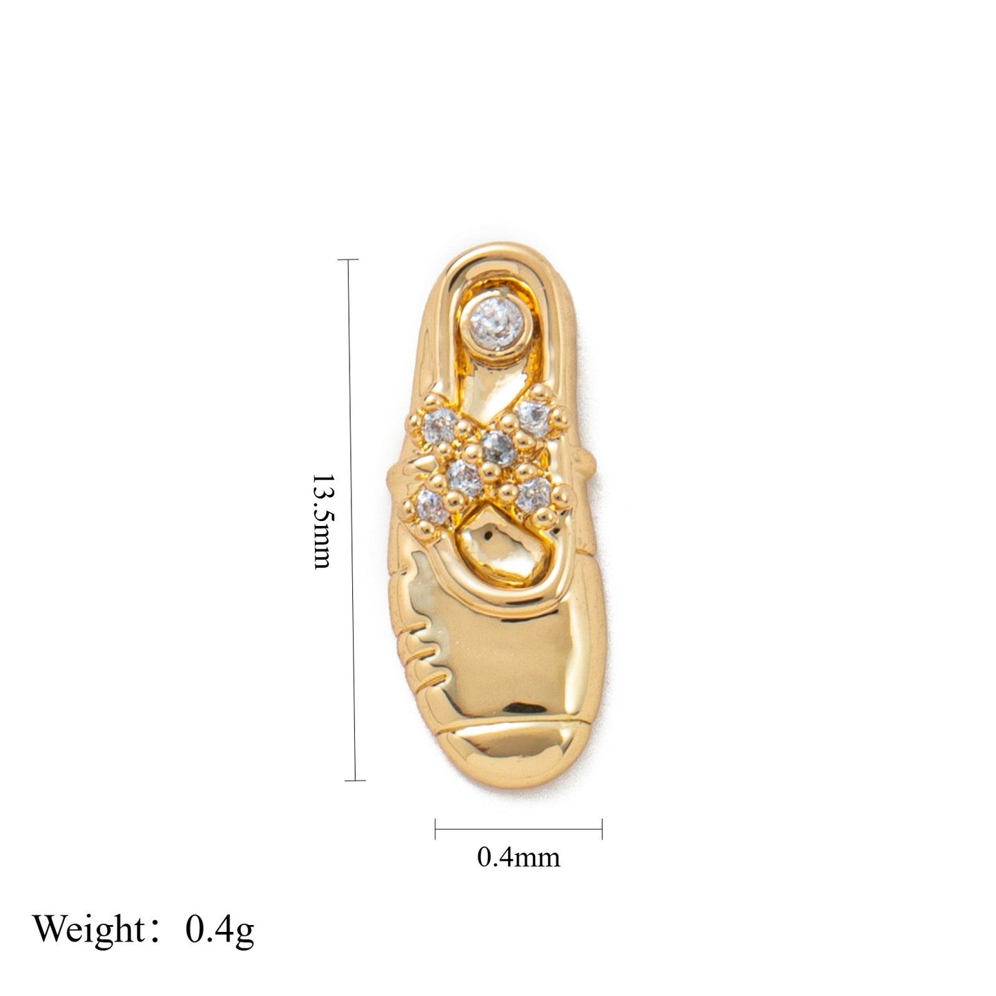 Fillable Locket Pendant Necklace: Gold-Plated Copper, 8 Mini Charms