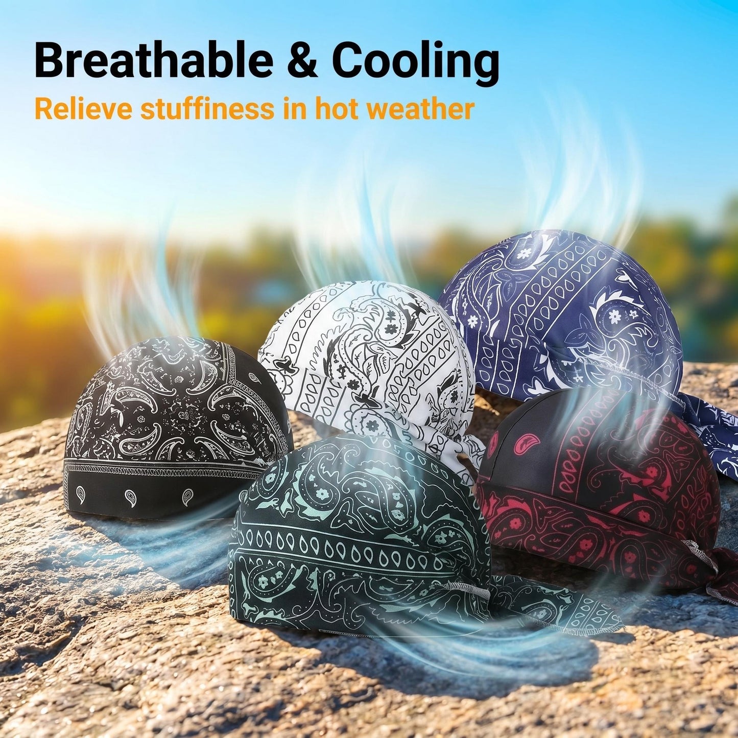 Cooling Headscarf Cap Set(5PCS)