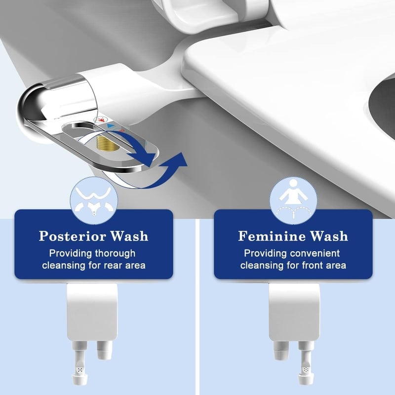 👩‍🦰Toilet Bidet Attachment — (Feminine Wash & Posterior Wash) 💕