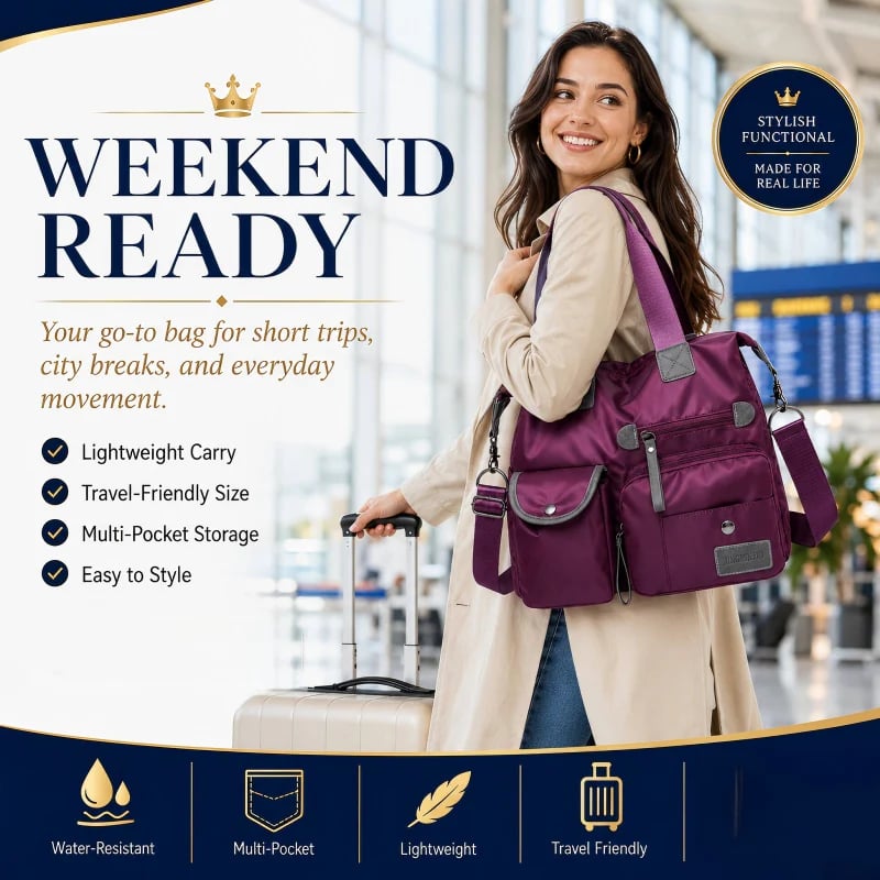 Large Capacity Waterproof Tote Bag for Women