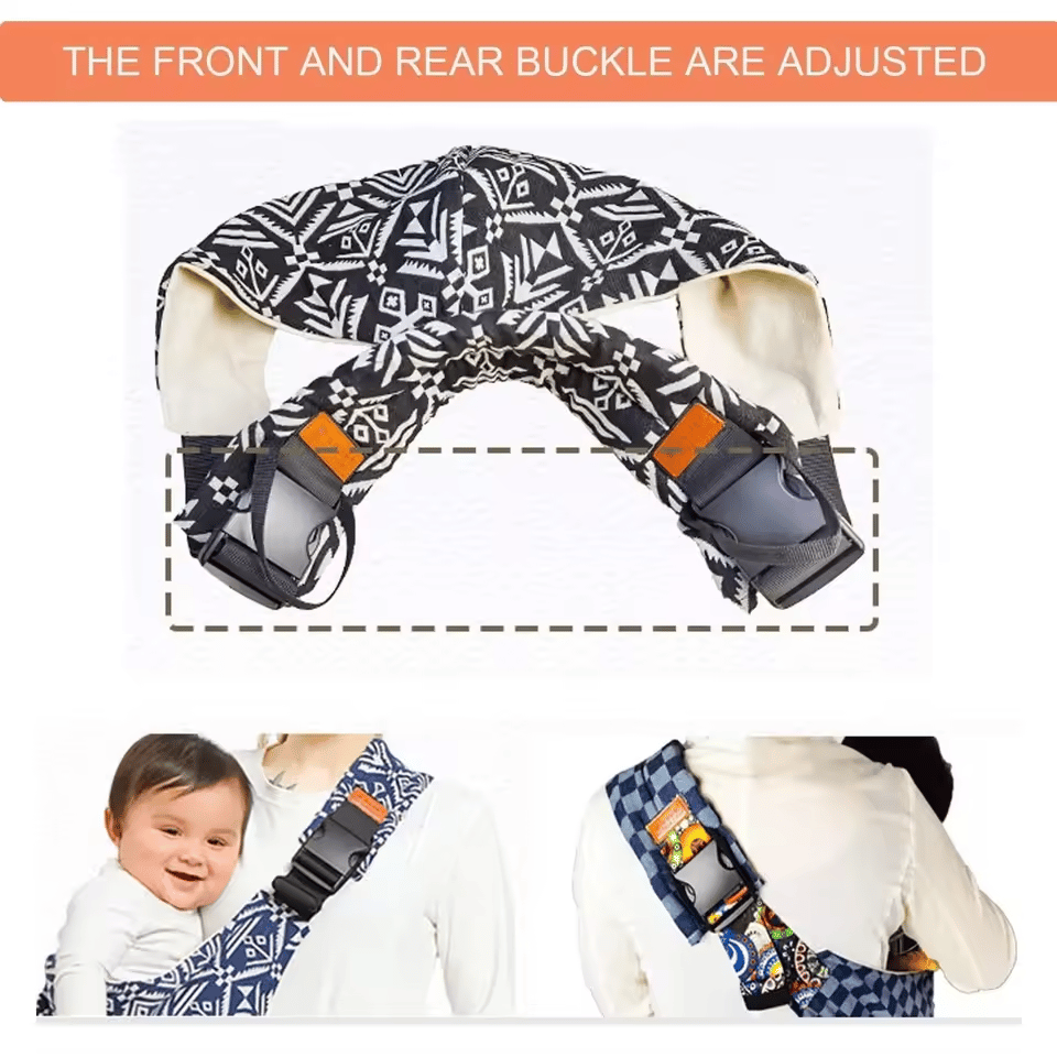 👶💪Portable One-Shoulder Toddler Carrier - Comfort On-the-Go for You and Your Little One!