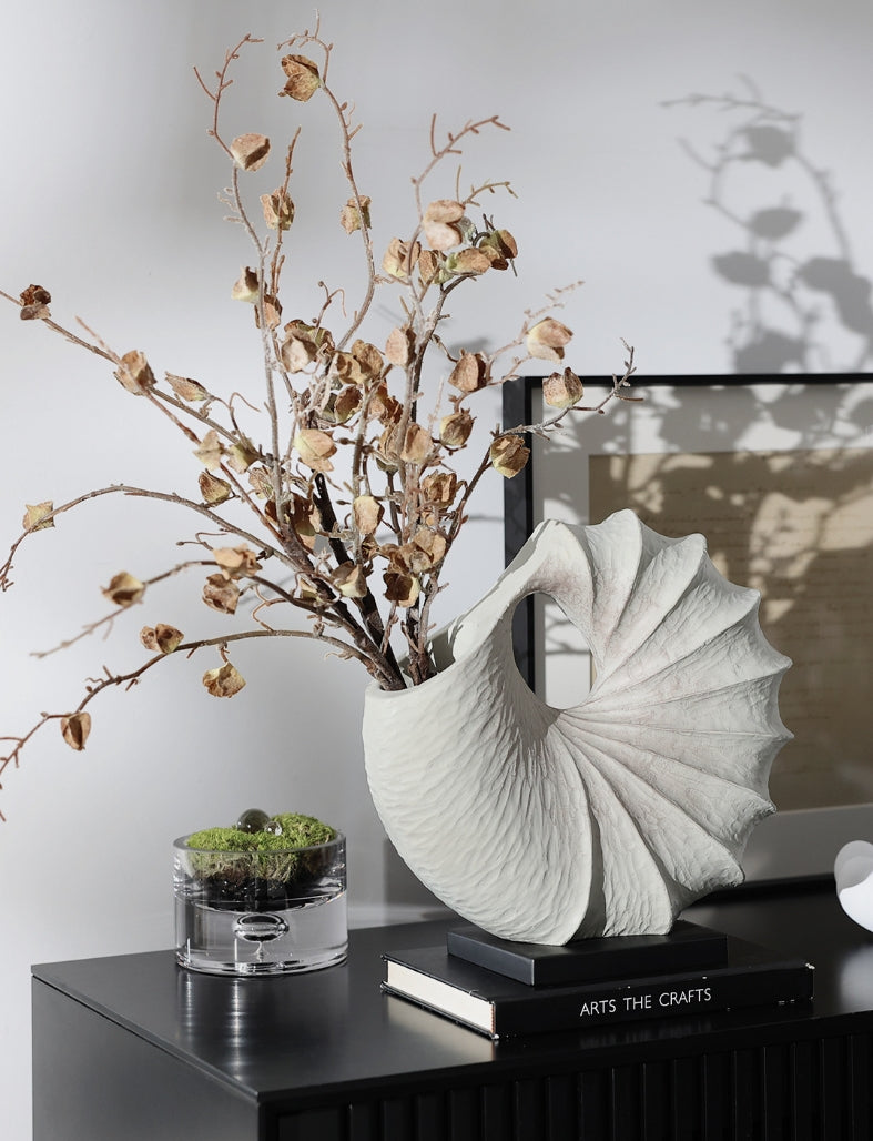 Nature Inspired Creative Conch Circle Vase