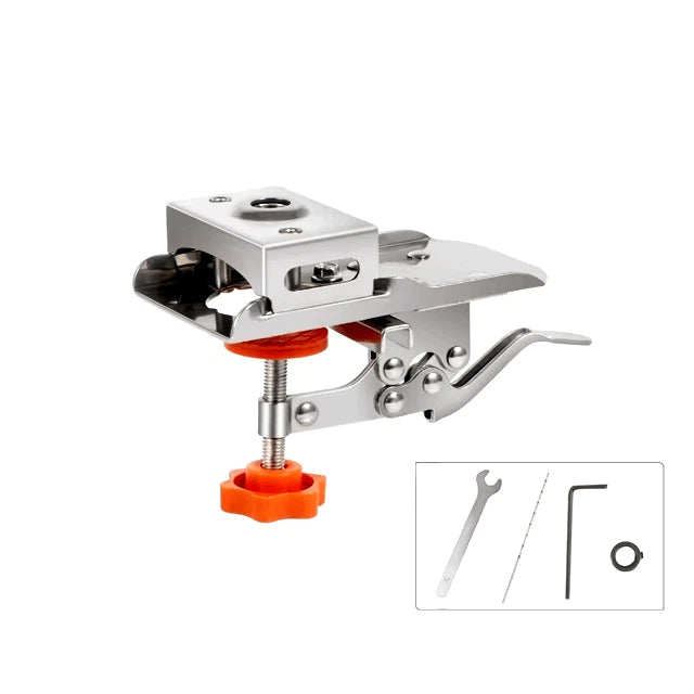 35mm Concealed Door Hinge Jig – Locking Cabinet Hinge Tool with Drilling Locator