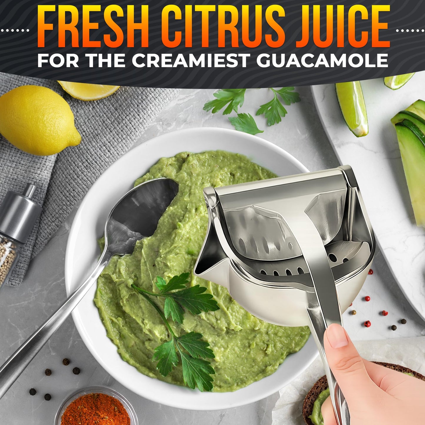 🍊Kitchen Essential: Multi-Fruit Hand Juicer Squeezer 🌟