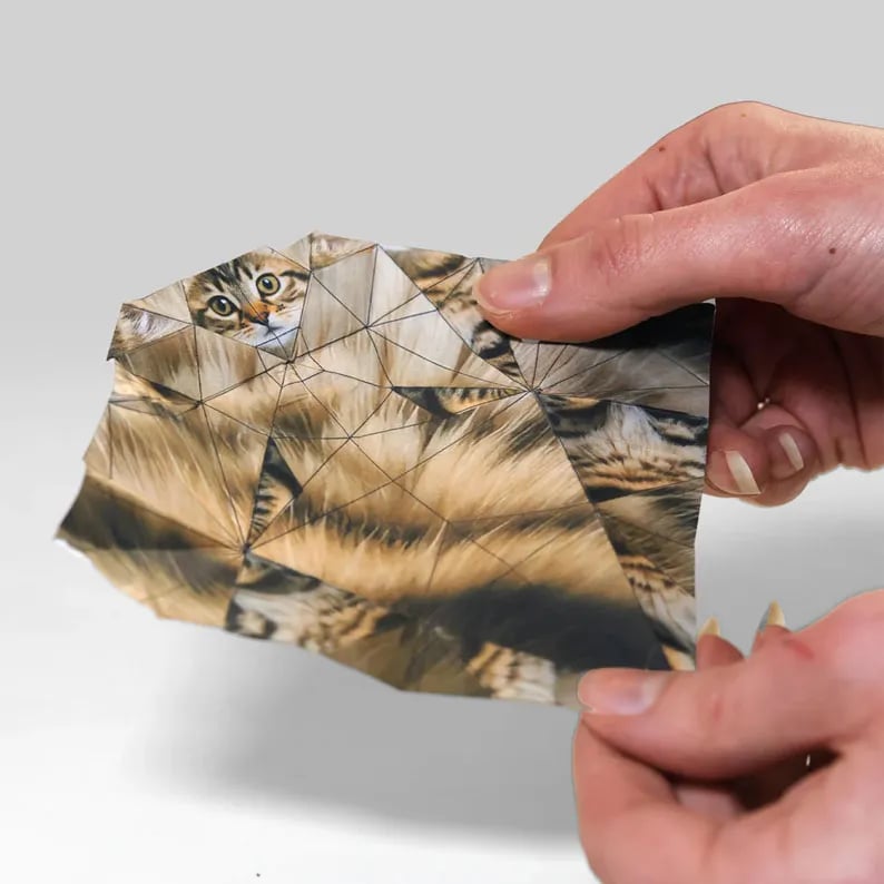🎄💝DIY Paper Cats Origami Animal Handicraft Gift