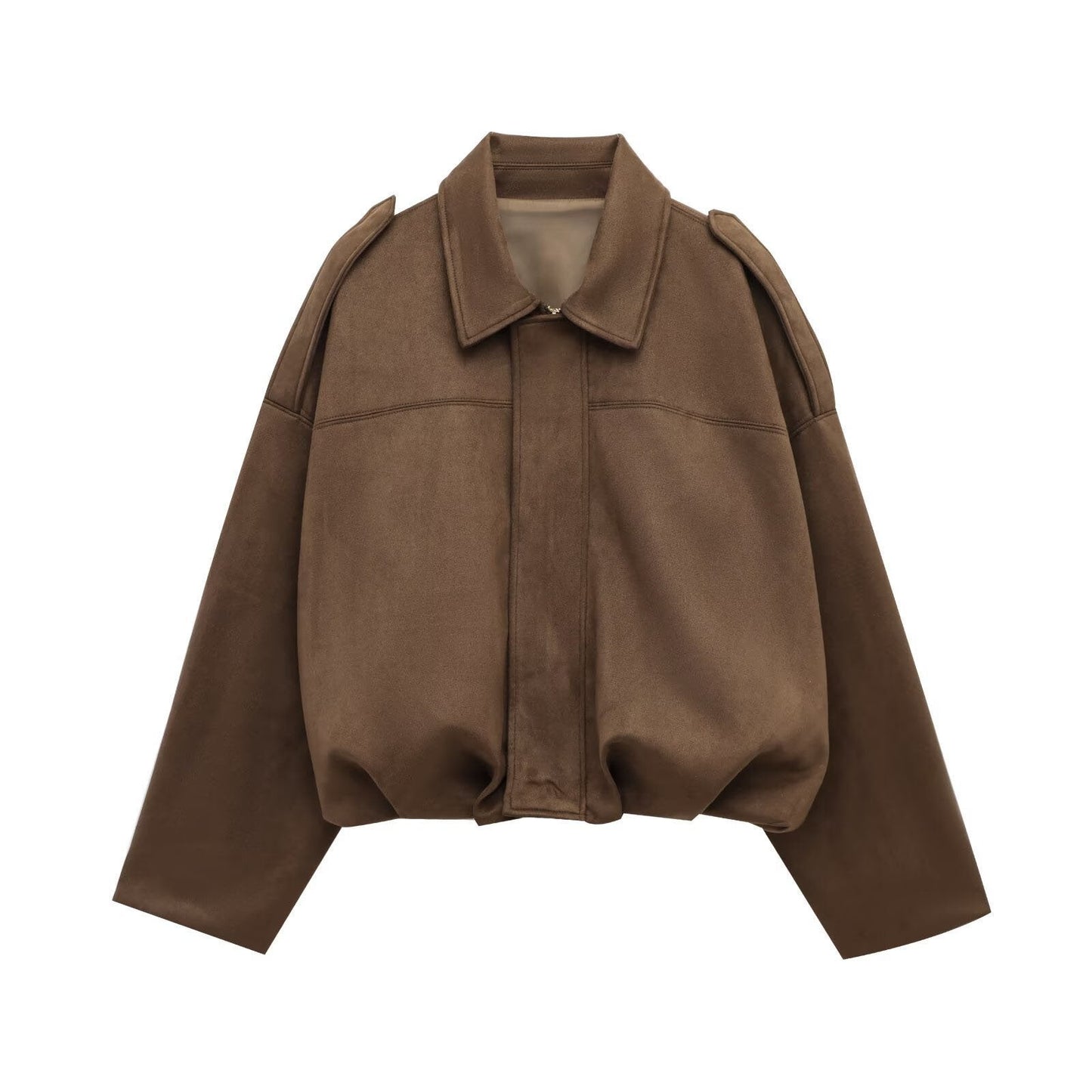 Trendy Autumn Military Short Jacket for Women