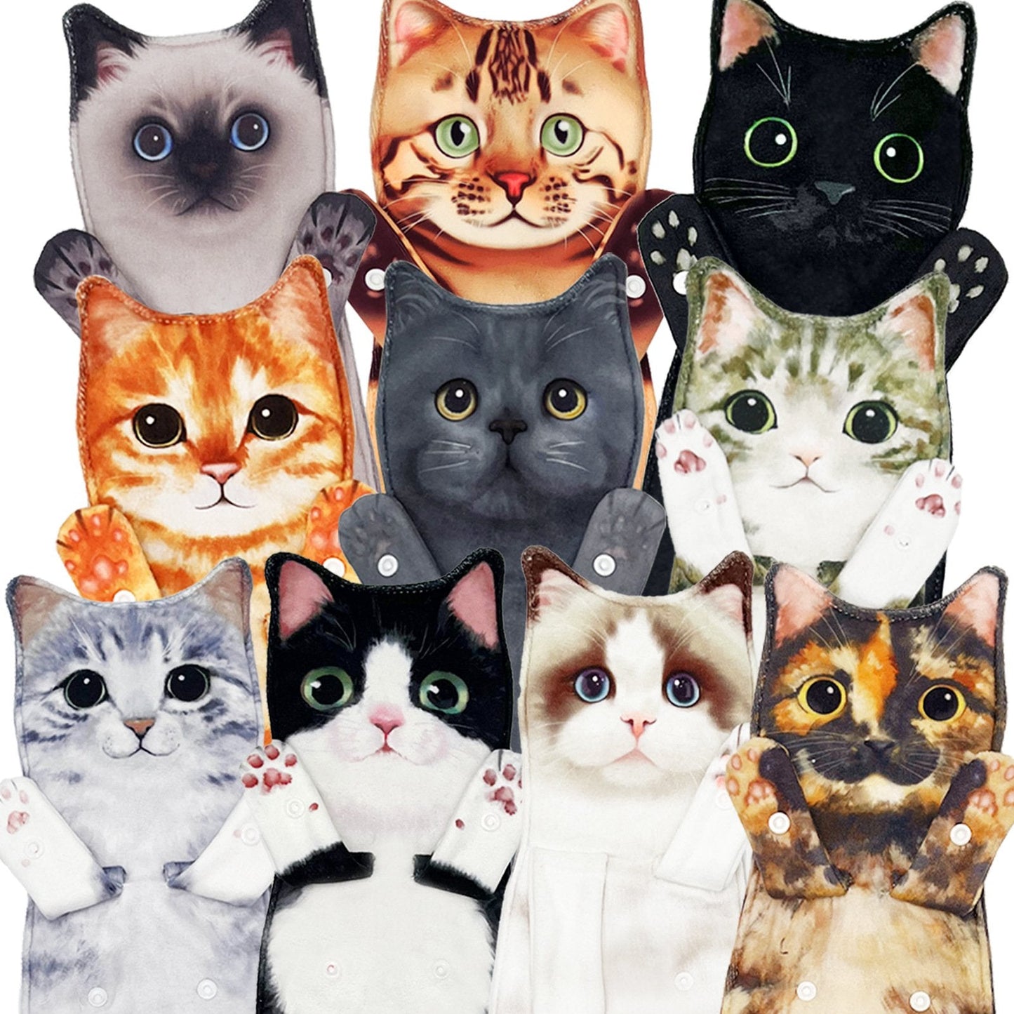 🎁Funny Cat Hand Towels