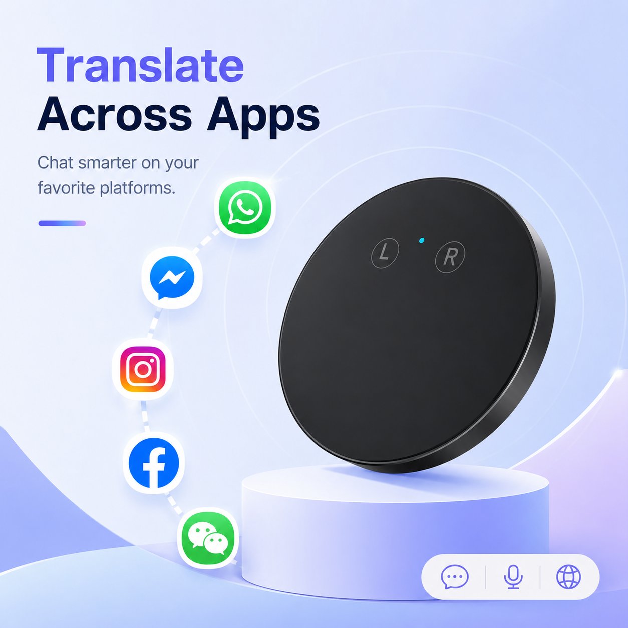 Spanish & English Practice Companion – Supports 165 Languages