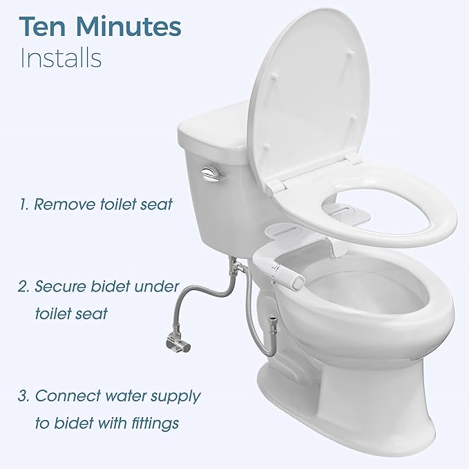 👩‍🦰Toilet Bidet Attachment — (Feminine Wash & Posterior Wash) 💕