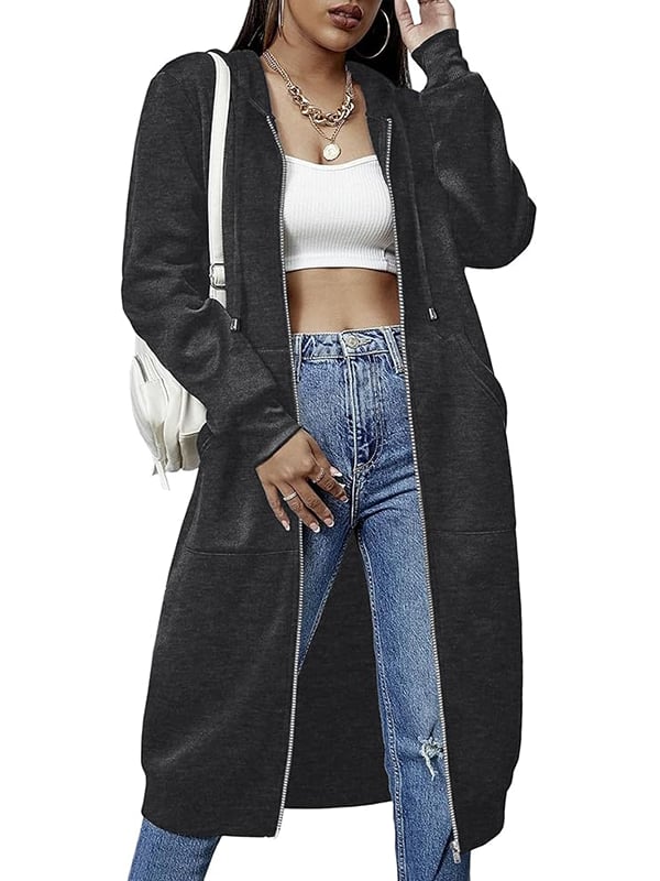 🍂Women Casual Zip up Fleece Hoodies🔥