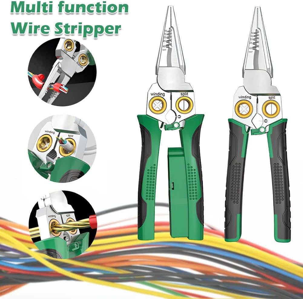 8 in 1 Multi-Function Wire Stripping Pliers