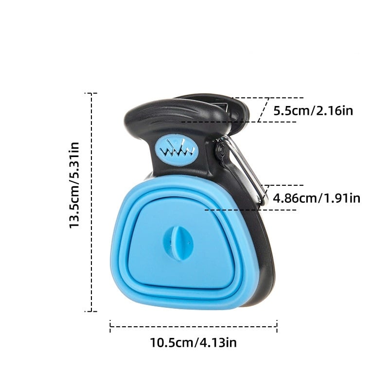 No-Touch Poop Scooper - Foldable wide-mouth pet waste cleaning tool! 🐕