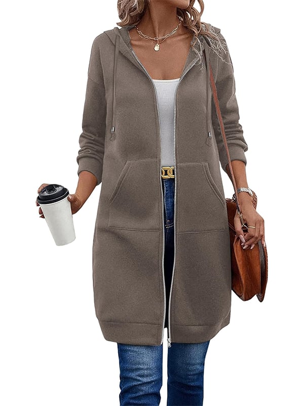 🍂Women Casual Zip up Fleece Hoodies🔥