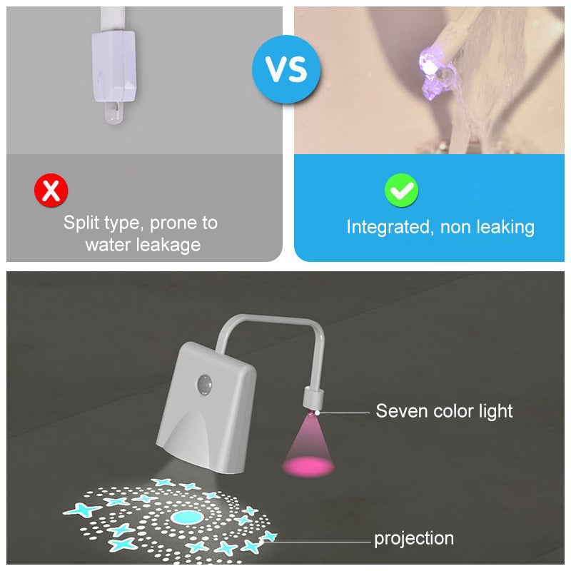 🔥Hot Sale🔥Waterproof LED Rechargeable Toilet Smart Night Light