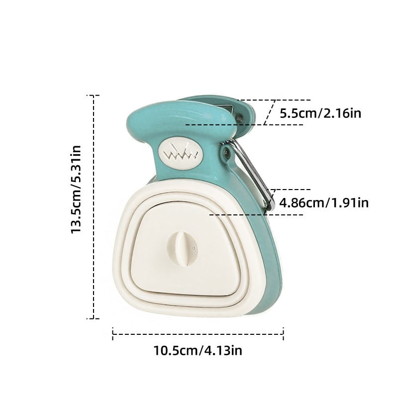 No-Touch Poop Scooper - Foldable wide-mouth pet waste cleaning tool! 🐕