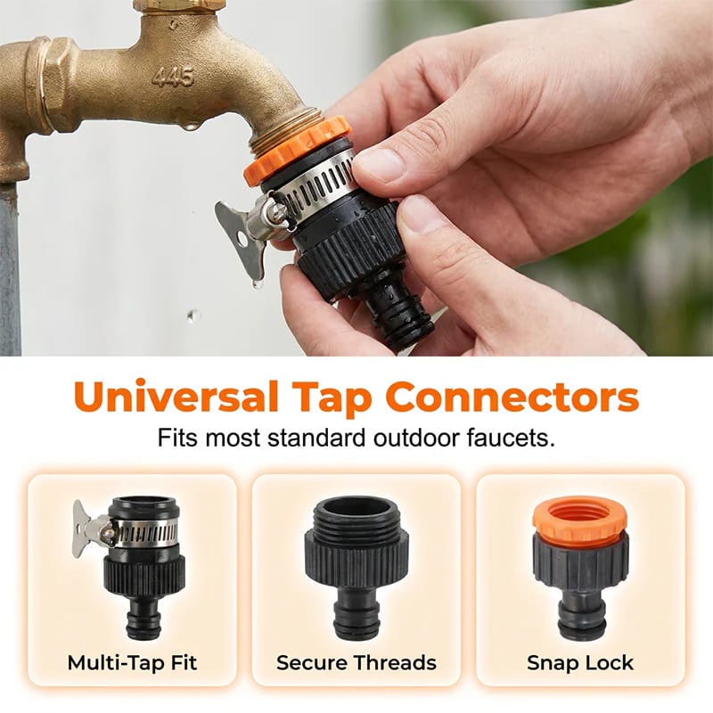 💦Household Car Wash Water Gun-Adjustable Spray, Anti-Slip Grip & Universal Connectors for Effortless Home & Vehicle Cleaning 🚗✨